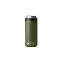 YETI Rambler 12 Oz Colster Slim Can Insulator - Highlands Olive Backpacking Packs