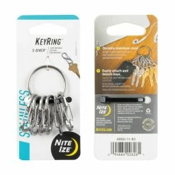 Nite Ize KeyRing Steel S-Biner Backpacking Packs