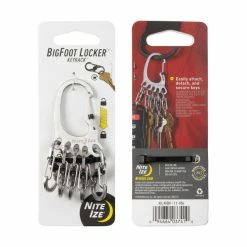 Nite Ize Backpacking Packs BigFoot Locker KeyRack Stainless Steel
