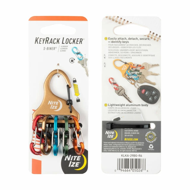 Best Sale ๐ Nite Ize KeyRack Locker S-Biner Aluminum - Assorted ๐ฏ 3 Nite Ize KeyRack Locker S-Biner Aluminum - Assorted