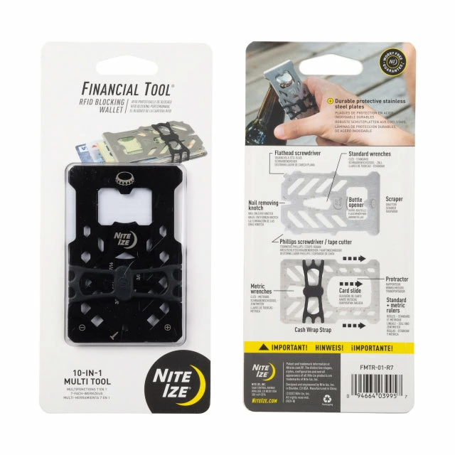 Brand new 👍 Nite Ize Financial Tool RFID Blocking Wallet 🤩 3 Nite Ize Financial Tool RFID Blocking Wallet