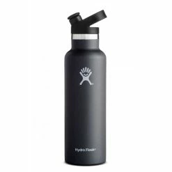 Hydro Flask 21 Oz Standard Mouth W/ Sport Cap Backpacking Packs