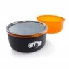 GSI Outdoors Backpacking Packs Ultralight Nesting Bowl + Mug- Orange