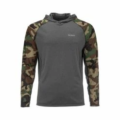 Simms Men's SolarFlex Hoody - Print Fishing