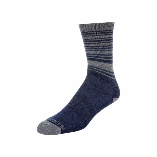 Outlet ⭐ Simms Fishing Men's Merino Lightweight Hiker Sock ✔️ 3 Simms Fishing Men's Merino Lightweight Hiker Sock