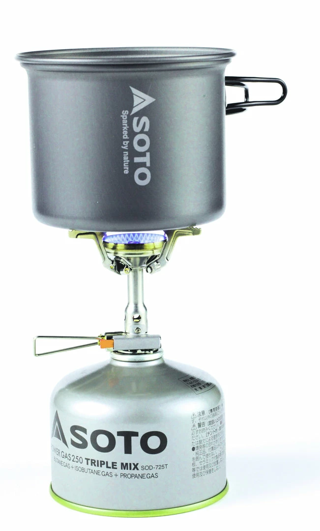 Best Sale 😍 Soto Amicus Stove Combo W/ Igniter And New River Pot 🎒 Backpacking Packs 🔔 3 Soto Amicus Stove Combo W/ Igniter And New River Pot Backpacking Packs